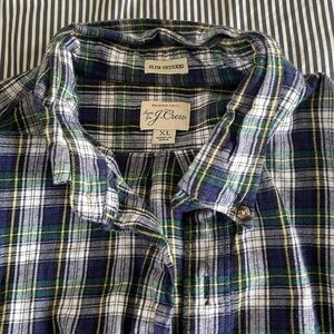 JCrew Brushed Twill Shirt XL